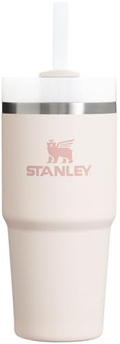 Stanley Quencher H2.0 FlowState Stainless Steel Vacuum Insulated Tumbler with Lid and Straw for Water, Iced Tea or Coffee, Smoothie and More, Rose Quartz 2.0, 30 OZ / 0.89 L