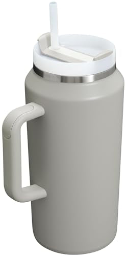 Stanley Quencher H2.0 FlowState Stainless Steel Vacuum Insulated Tumbler with Lid and Straw for Water, Iced Tea or Coffee, Smoothie and More, Rose Quartz 2.0, 30 OZ / 0.89 L