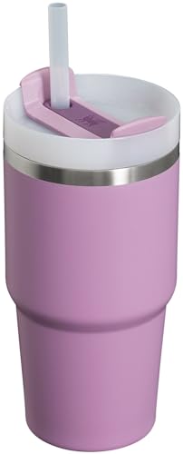 Stanley Quencher H2.0 FlowState Stainless Steel Vacuum Insulated Tumbler with Lid and Straw for Water, Iced Tea or Coffee, Smoothie and More, Rose Quartz 2.0, 30 OZ / 0.89 L