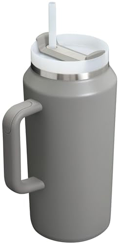 Stanley Quencher H2.0 FlowState Stainless Steel Vacuum Insulated Tumbler with Lid and Straw for Water, Iced Tea or Coffee, Smoothie and More, Rose Quartz 2.0, 30 OZ / 0.89 L