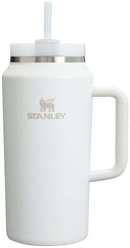 Stanley Quencher H2.0 FlowState Stainless Steel Vacuum Insulated Tumbler with Lid and Straw for Water, Iced Tea or Coffee, Smoothie and More, Rose Quartz 2.0, 30 OZ / 0.89 L