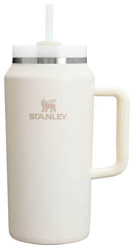 Stanley Quencher H2.0 FlowState Stainless Steel Vacuum Insulated Tumbler with Lid and Straw for Water, Iced Tea or Coffee, Smoothie and More, Rose Quartz 2.0, 30 OZ / 0.89 L