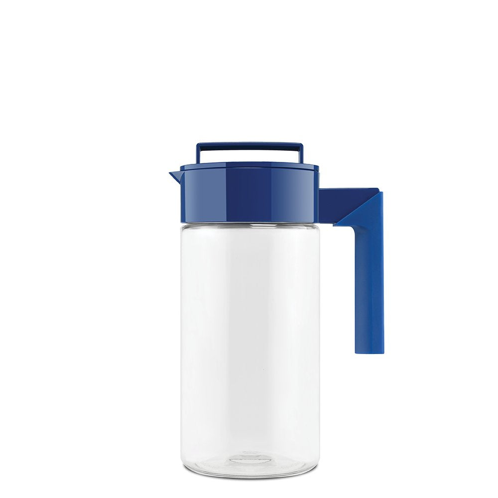 Takeya Patented and Airtight Pitcher Made in the USA, BPA Free Food Grade Tritan Plastic, 2 qt, Blueberry