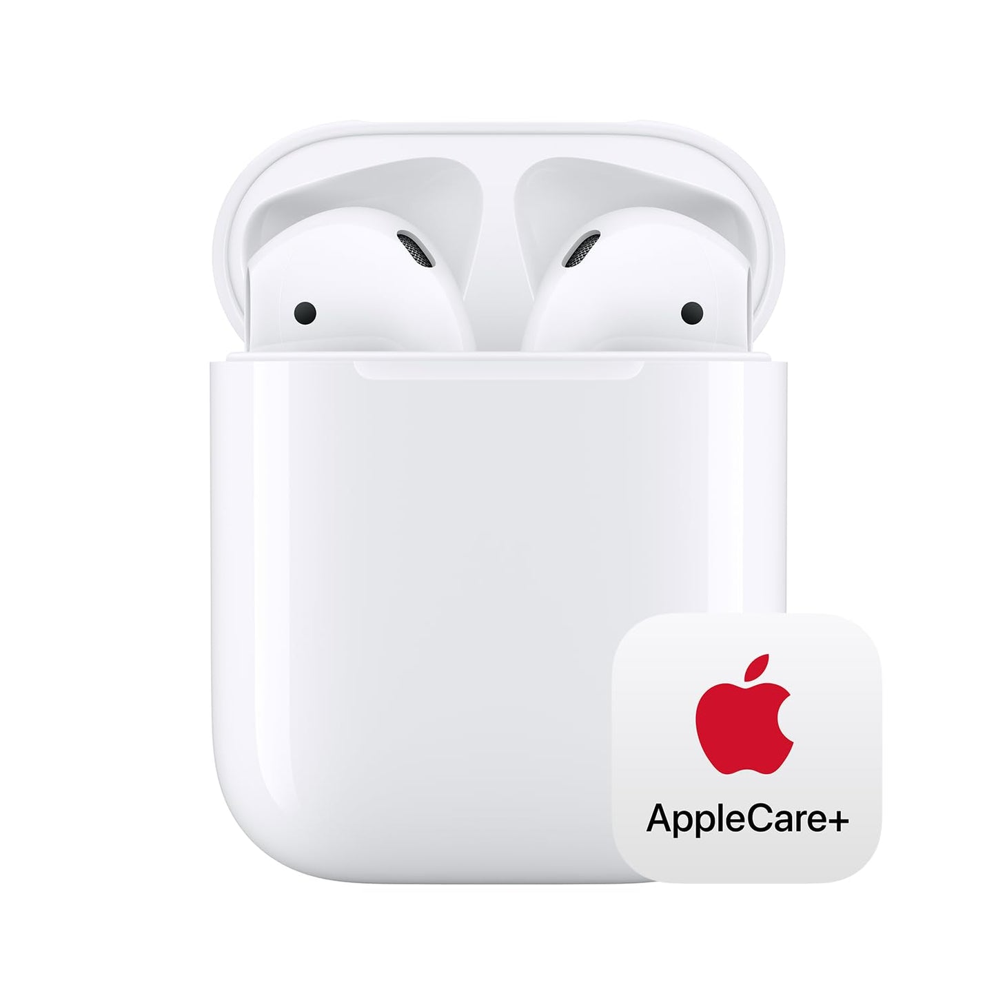 Apple AirPods (2nd Generation) Wireless Ear Buds, Bluetooth Headphones with Lightning Charging Case Included, Over 24 Hours of Battery Life, Effortless Setup for iPhone