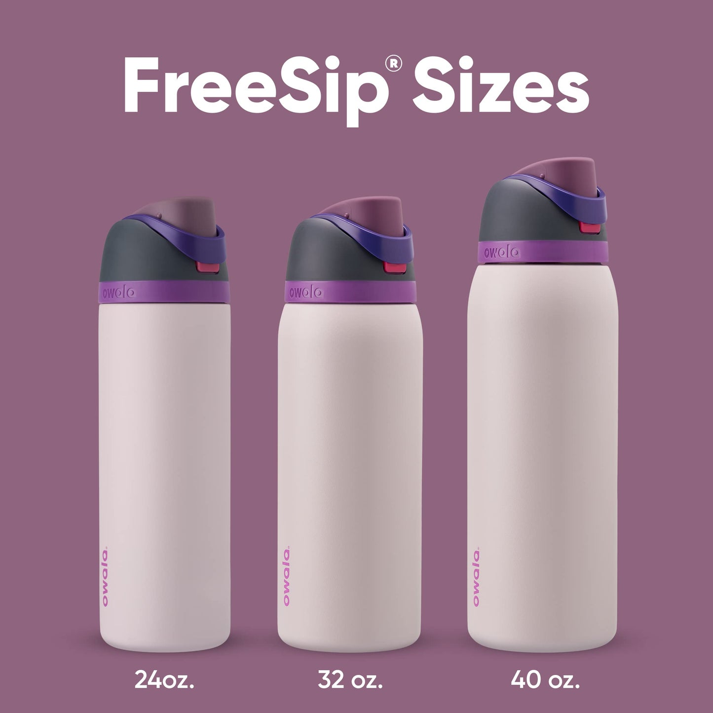 Owala FreeSip  Stainless Steel Water Bottle with Straw