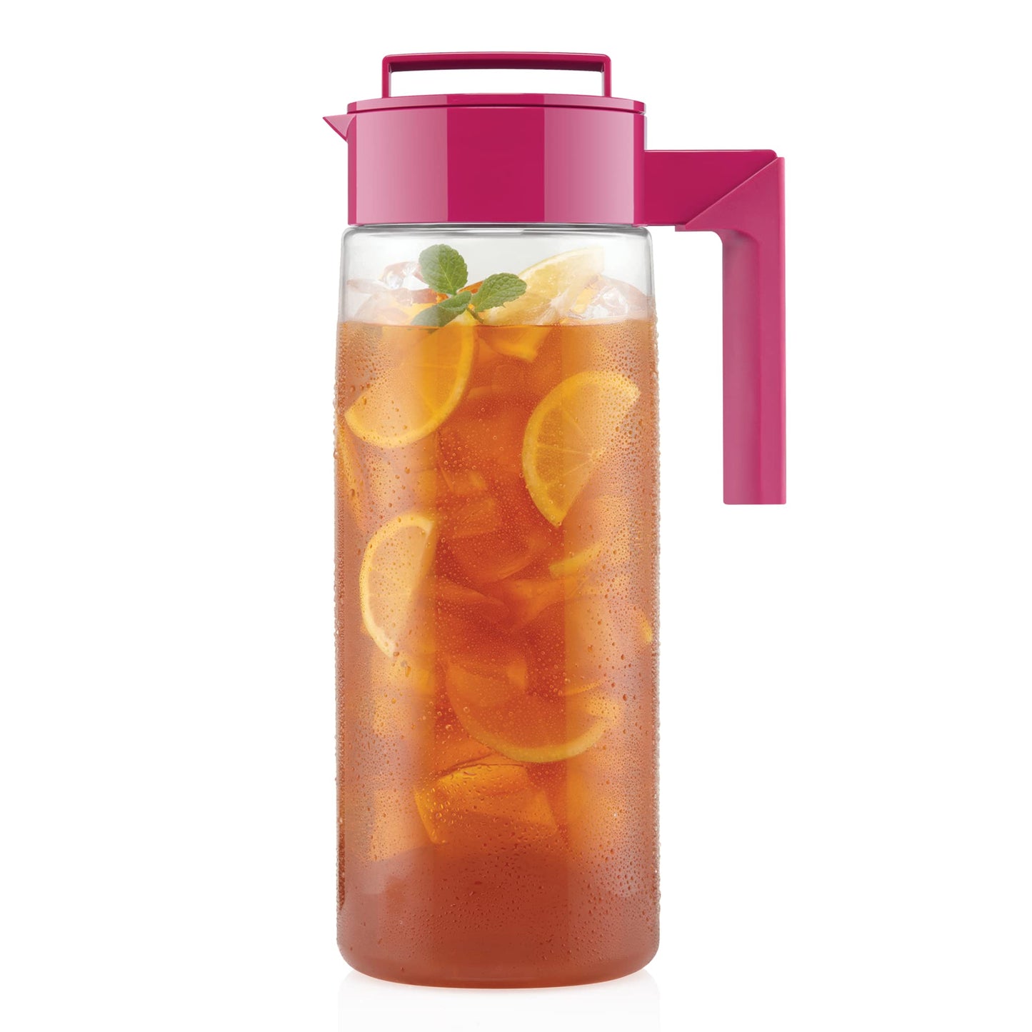 Takeya Patented and Airtight Pitcher Made in the USA, BPA Free Food Grade Tritan Plastic, 2 qt, Blueberry