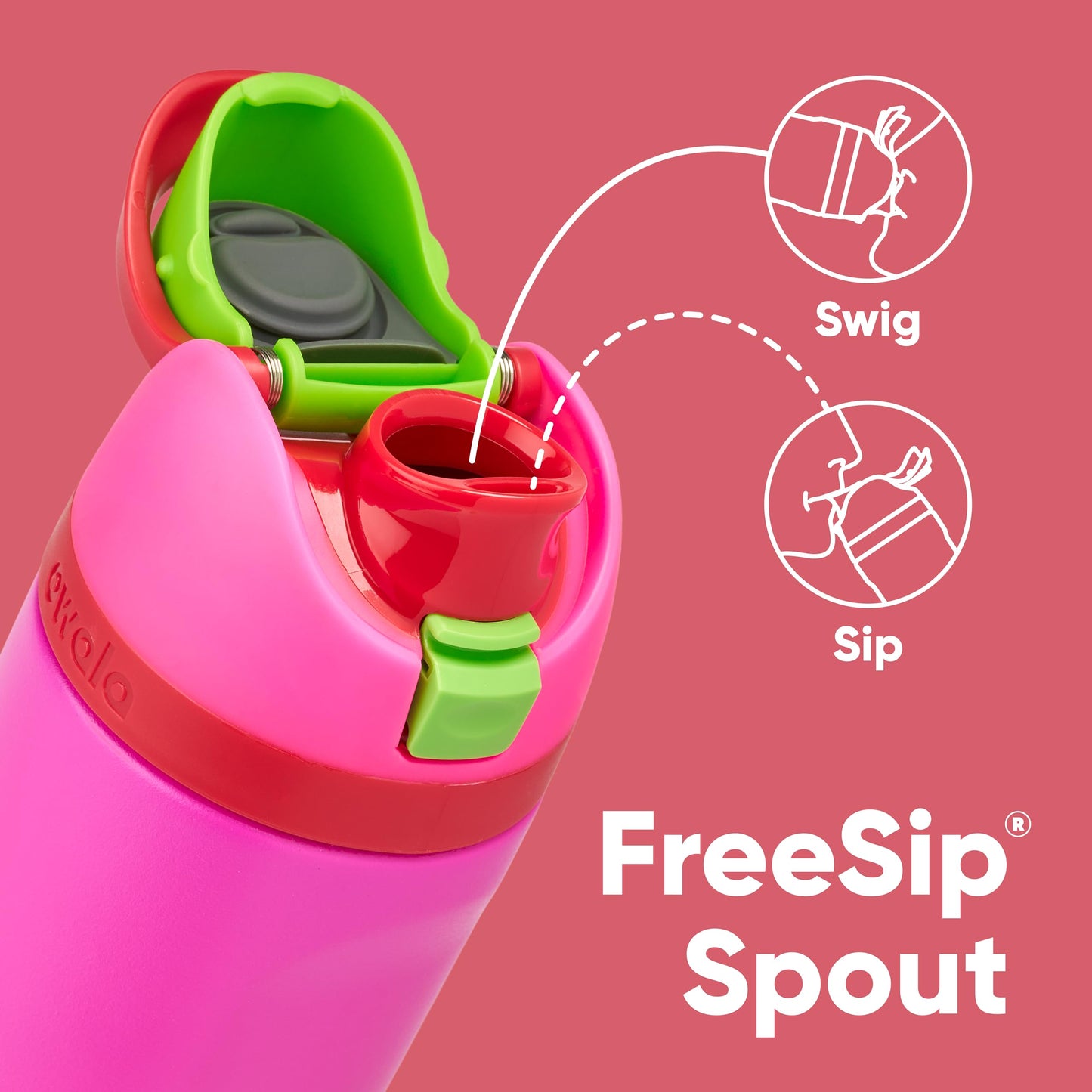 Owala FreeSip  Stainless Steel Water Bottle with Straw