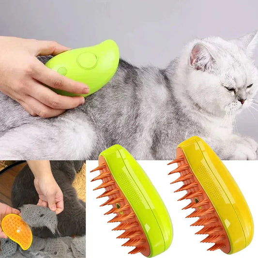 Steam Brush Electric Spray Water Spray Pet Comb